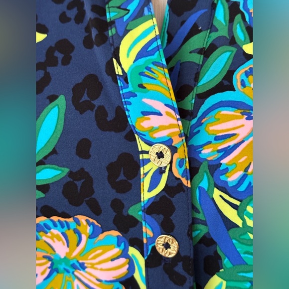 NWT Lilly Pulitzer Luxletic Dress Love Active 50+spf The Hottest Spot Print SZ L - Picture 8 of 14